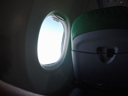 inside view of airplane