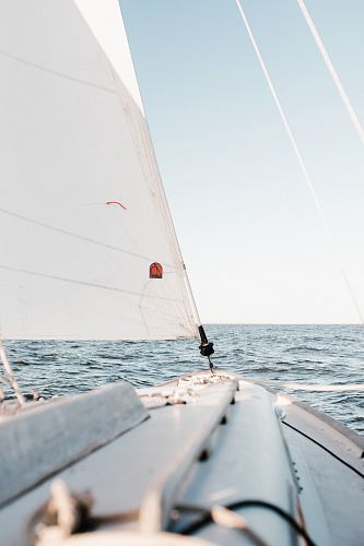 person sailing on ocean