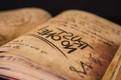 text Trust No One book gravityfalls