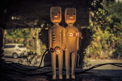 car lighted switch character decor transportation