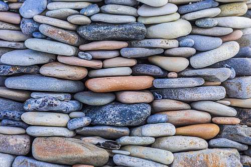 helgoland pile of stones germany