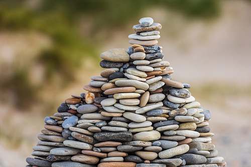 helgoland selective focus photography of stack of stones germany
