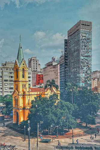 city landscape photo of brown cathedral building
