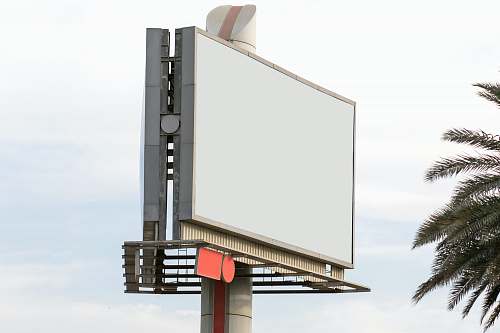 tree rectangular blank billboard dubai