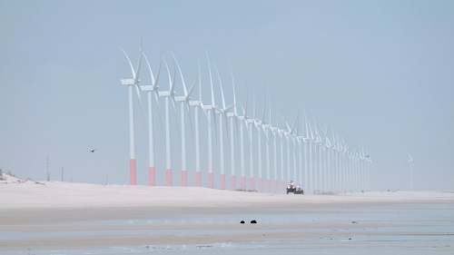 turbine landscape photography of wind mills atins