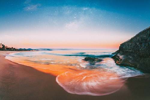 saquarema time-lapse photography of waves on shore ocean