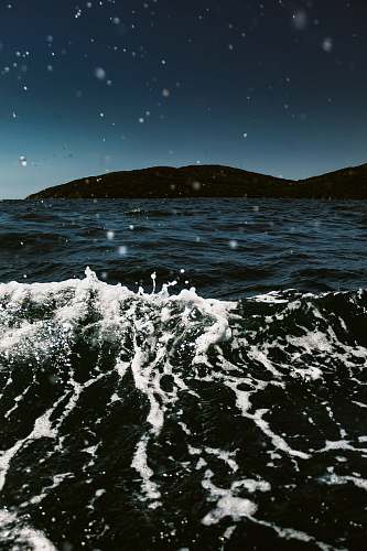 outdoors crystal blue sea ocean
