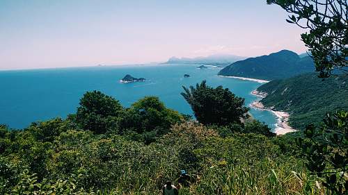 outdoors mountain and sea nature photography land