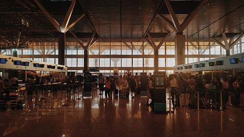 human people walking inside building flooring