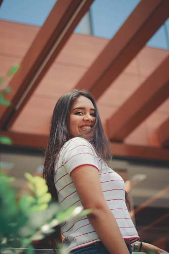 human woman smiling girl
