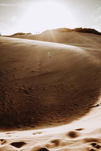nature desert at dusk sand