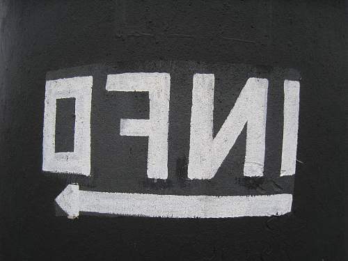 grey Info arrow signage word
