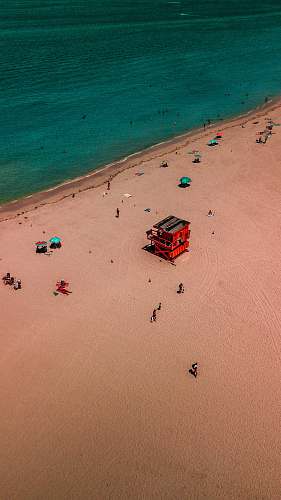 nature aerial photography of beach beach