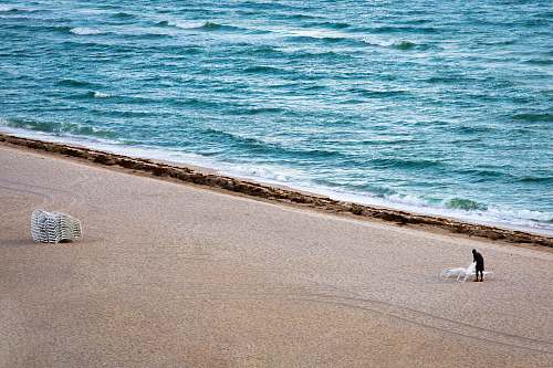nature man on white sand beach