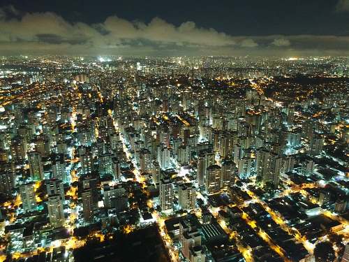 city aerial photography of cityscape urban