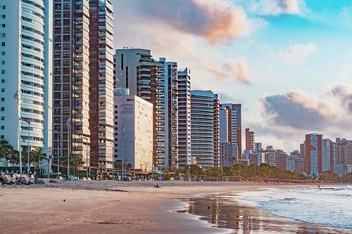 housing building near shore avenida beira mar
