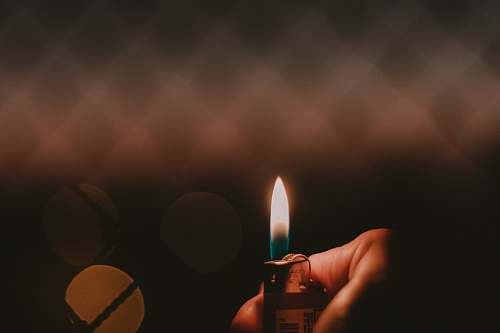 flame gray and green disposable lighter light up light