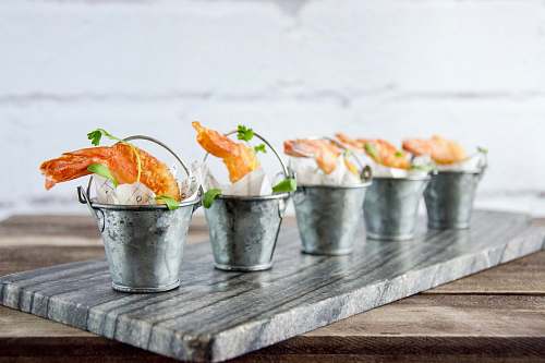 sushi five steel buckets with tempura london