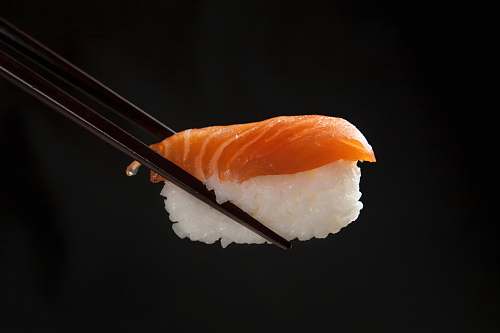 food sushi on focus photography brown