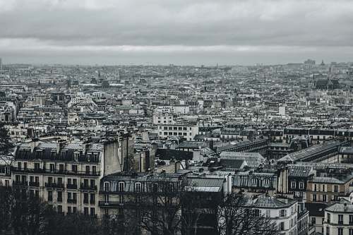 city landscape photography of high-rise buildings grey