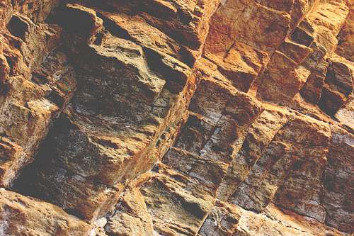 nature brown rock formations at daytime canyon
