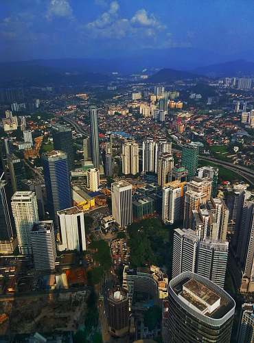 nature bird's-eye view of cityscape outdoors