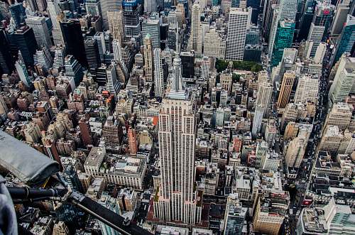 nature high-angle photography of city outdoors