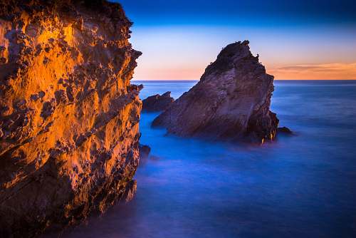 outdoors landscape photo of rocks cliff