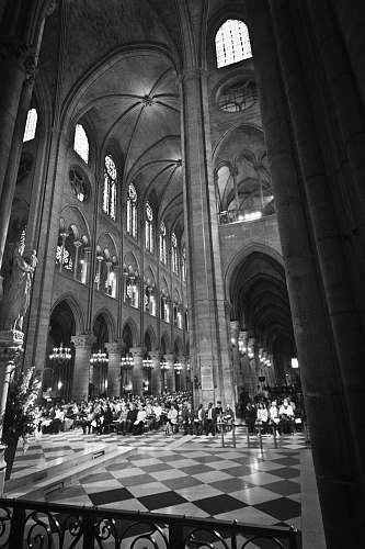 building grayscale photography of building interior black-and-white