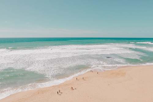 ocean aerial photography of sea sea