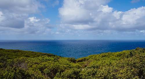 landscape photography of blue ocean under sky sky