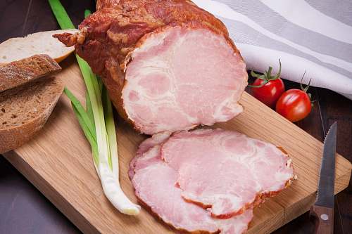 ham sliced ham cutted