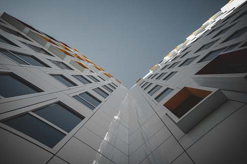 building low angle photography of high-rise building office building