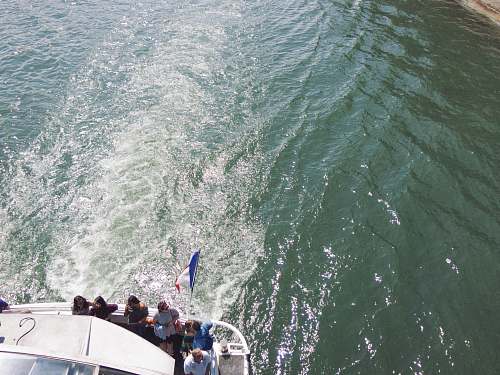nature people sitting on boat ocean