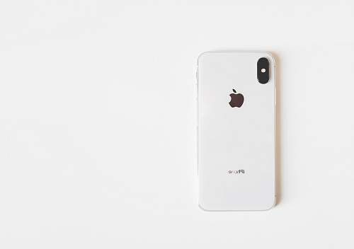 grey silver iPhone X mobile phone