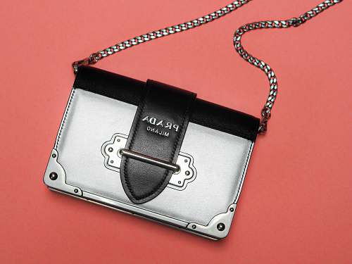 bag black and white leather case accessory