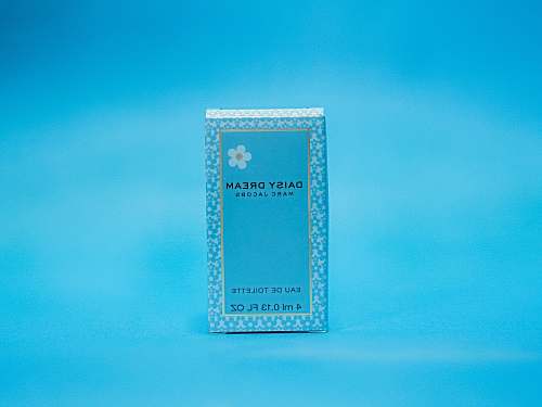 bottle pink and white floral card cosmetics