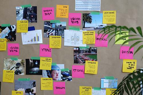 poster sticky notes design