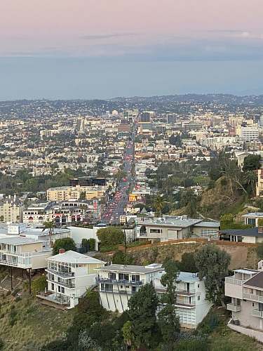 nature aerial view of city buildings during daytime outdoors