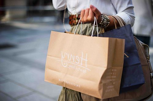 brown Henry paper bag