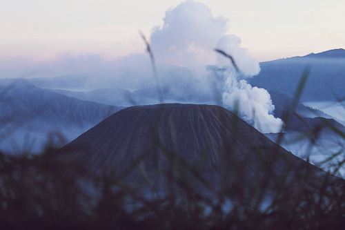 brown volcano