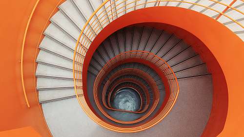 spiral empty spiral stairs on low-angle photograph orléans