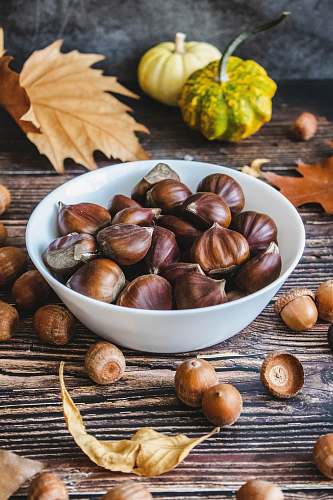 food bunch of hazel nuts bread