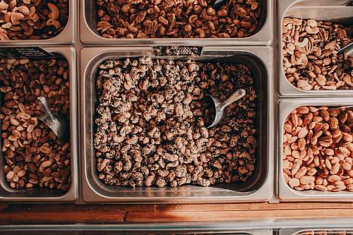 vegetable tray of nuts produce