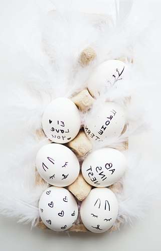 eggs seven assorted-print organic eggs easter eggs