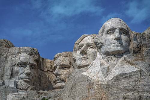 archaeology Mount Rushmore sculpture