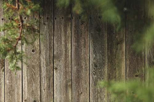 hardwood brown wooden fence wooden
