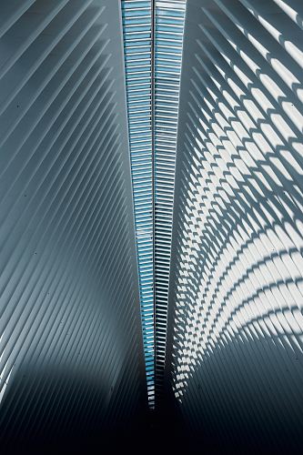 interior shot of a gray building