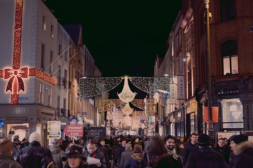 people gathering during nighttime