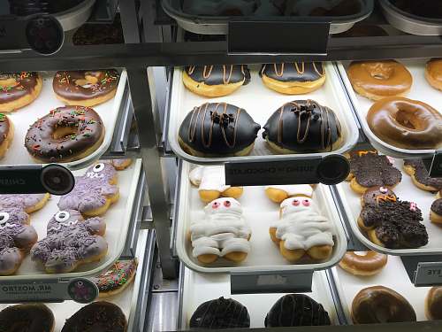 shop baked doughnuts confectionery
